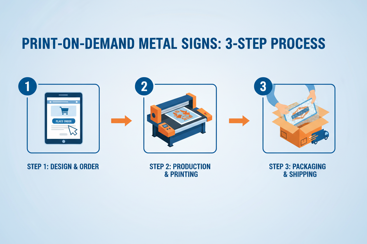 How Godvina's Print-on-Demand Process Works